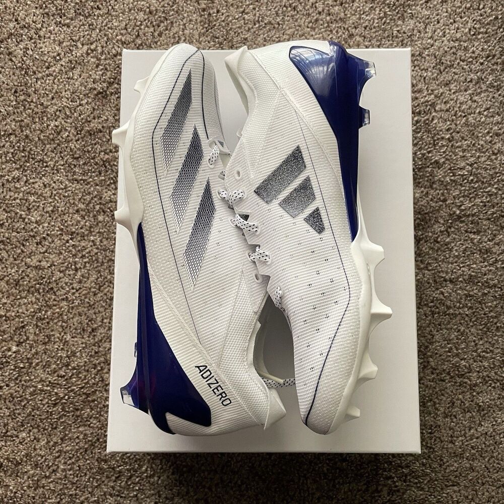 Adidas Adizero Electric Speed Football Cleats Mens Size 8 White Purple IE4372